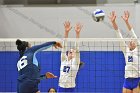 Volleyball vs MHC  Wheaton Women's Volleyball vs Mount Holyoke College. - Photo by Keith Nordstrom : Wheaton, Volleyball
